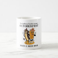 Octoberfest Brats et bière Fall Party Retro