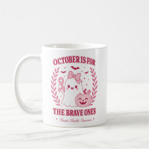 Mug Octobre de sensibilisation au cancer du sein Hallo
