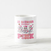 Mug Octobre Porter Pink Boo Infirmière Halloween Costu (Centre)
