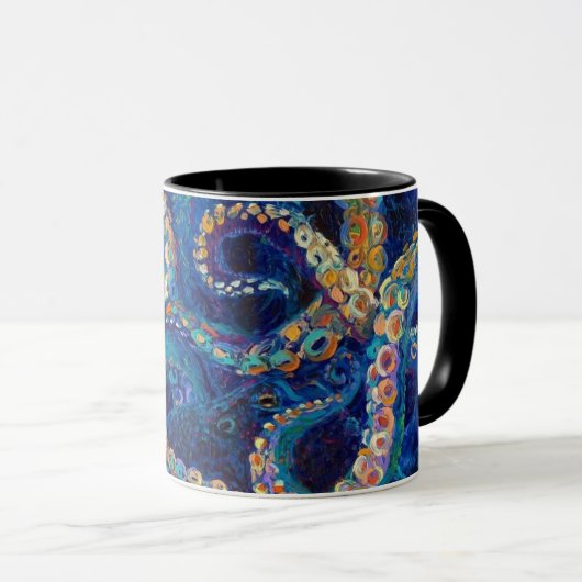 Mug Octopus art (Devant droit)