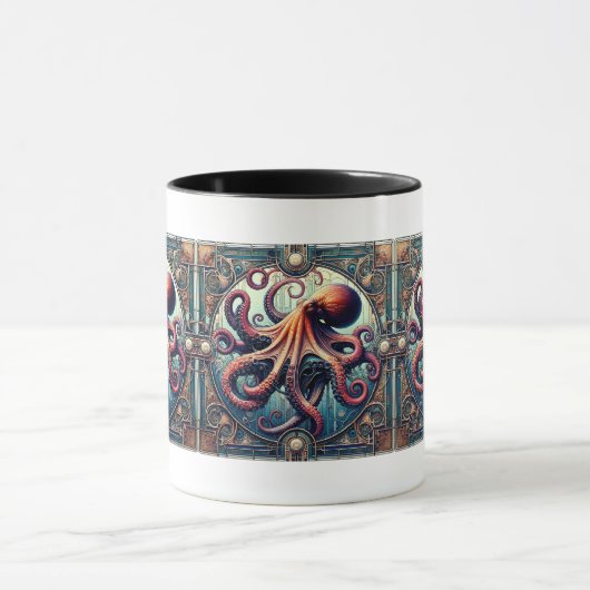 Mug Octopus Art Déco (Centre)
