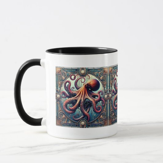 Mug Octopus Art Déco (Gauche)