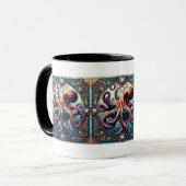 Mug Octopus Art Déco (Devant gauche)