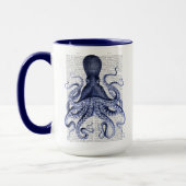 Mug Octopus bleu (Gauche)