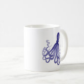Mug Octopus bleu 5 (Devant droit)