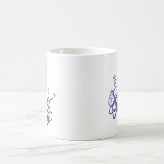 Mug Octopus bleu 5 (Centre)