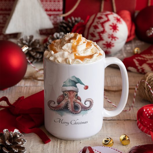 Mug Octopus Christmas Joy, coutume