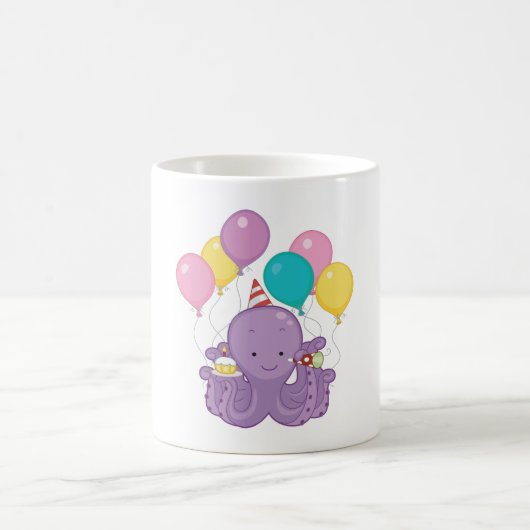 Mug Octopus d'anniversaire (Centre)