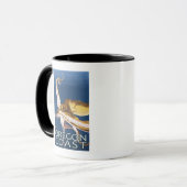 Mug Octopus de la côte de l'Oregon (Devant gauche)