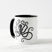 Mug Octopus de la poterie minoenne avec texte amusant (Devant gauche)