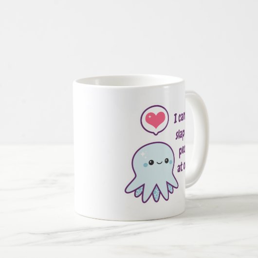 Mug Octopus drôle (Devant droit)