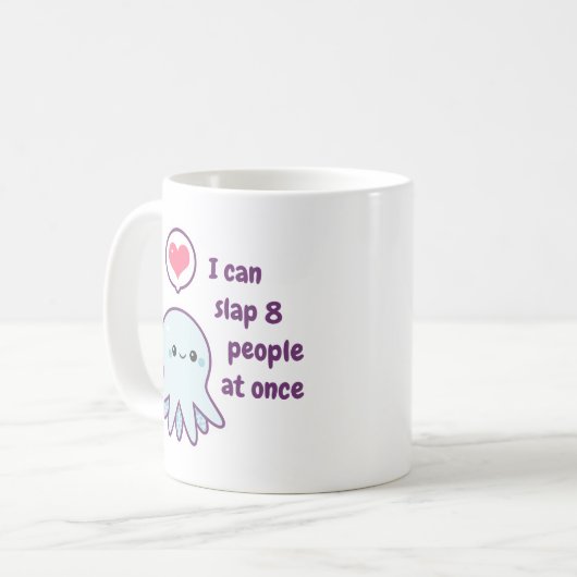 Mug Octopus drôle (Devant gauche)