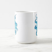 Mug Octopus Electric Ocean Blue Kraken Majestic Sea (Centre)