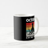 MUG OCTOPUS EST MON ESPRIT ANIMAL, FUNNY OCTOBRE FEMME (Devant droit)