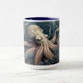 Mug Octopus et fleurs (Centre)