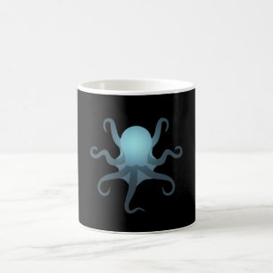 Mug octopus glow in deep ocean sea life