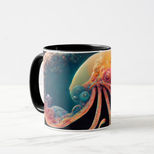 Mug Octopus in space and time (Devant gauche)