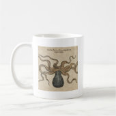 Mug Octopus Kraken Illustration Vintage (Gauche)