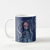 Mug Octopus marine bleu marine (Gauche)