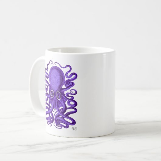 Mug Octopus pourpre (Devant gauche)