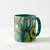 Mug Octopus Tentacles Compass Music (Devant droit)