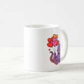 Mug Octopus With Heart Lloons Valentine Day  (Devant droit)