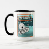 Mug Octoskate Skateboard Octopus (Gauche)