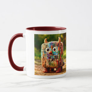 Mug Odd Friends - Patchwork Cube Monster Poster