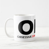 Mug ODD - Trouble obsessionnel de la Dachshund (Gauche)