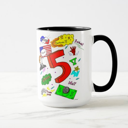 Mug Ode à cinq bouchons (Droite)