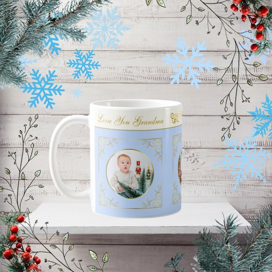 Mug Ode to The Nutcracker Ballet Blue 2 Photo Tile