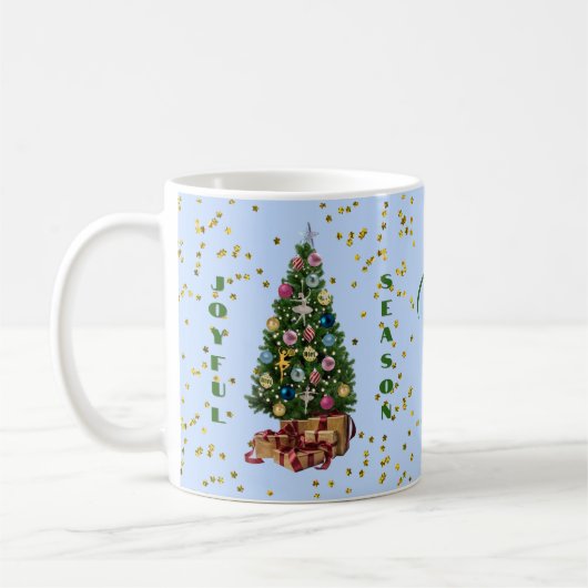 Mug Ode to The Nutcracker Ballet Blue Tree (Gauche)