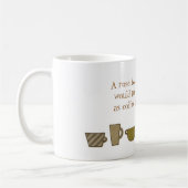 Mug Odeur douce de café dans la boue du matin (Gauche)