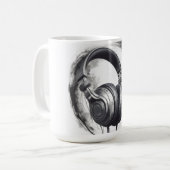 Mug Odeur musicale pour écouteurs (Devant gauche)