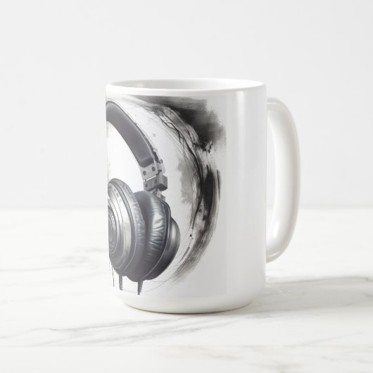 Mug Odeur musicale pour écouteurs (Devant droit)