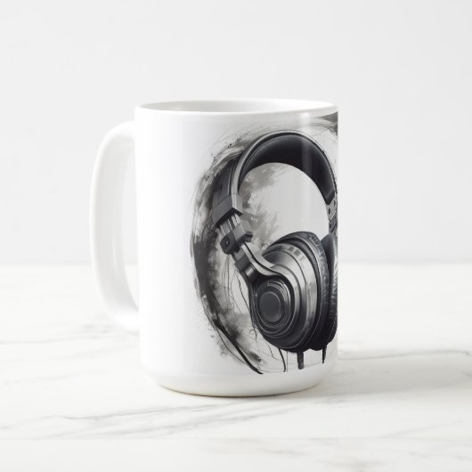 Mug Odeur musicale pour écouteurs (Devant gauche)