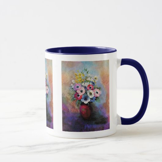Mug Odilon Redon Anémones - Symbolisme de l'art fin (Droite)
