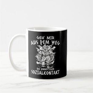 Mug Odin Geh mir aus dem Weg Sozialkontakt, Viking