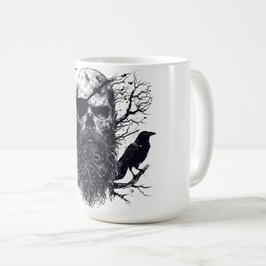 Mug Odin's Whisper : l'invocation de l'esprit viking (Devant droit)