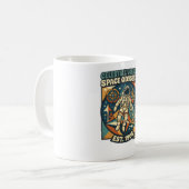 Mug Odyssée spatiale - Aventure cosmique pour les amou (Devant gauche)