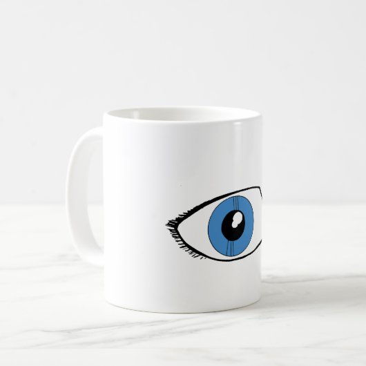 Mug Oeil bleu (Devant gauche)