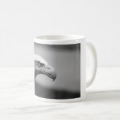 Mug Oeil d'aigle noir et blanc (Devant droit)