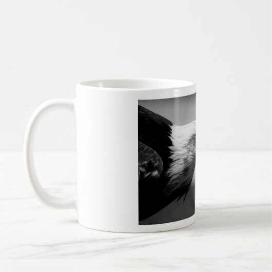 Mug Oeil d'aigle noir et blanc (Gauche)