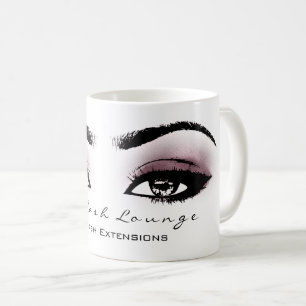 Mug Oeil d'aubergine d'extension de cil de maquilleur