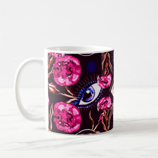 Mug Oeil de montagne. Motif Abstrait (Gauche)