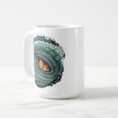 Mug Œil de prédateur reptile primal (Devant gauche)