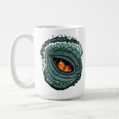 Mug Œil de prédateur reptile primal (Gauche)