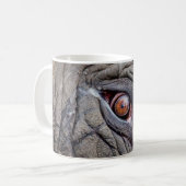Mug Oeil d'éléphant animal proche (Devant gauche)