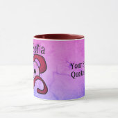 Mug OEil épinglé personnalisé (Centre)