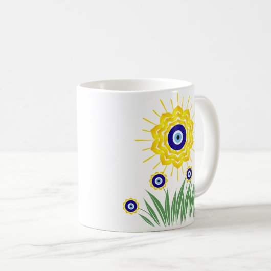 Mug Oeil mal #10 (Devant droit)